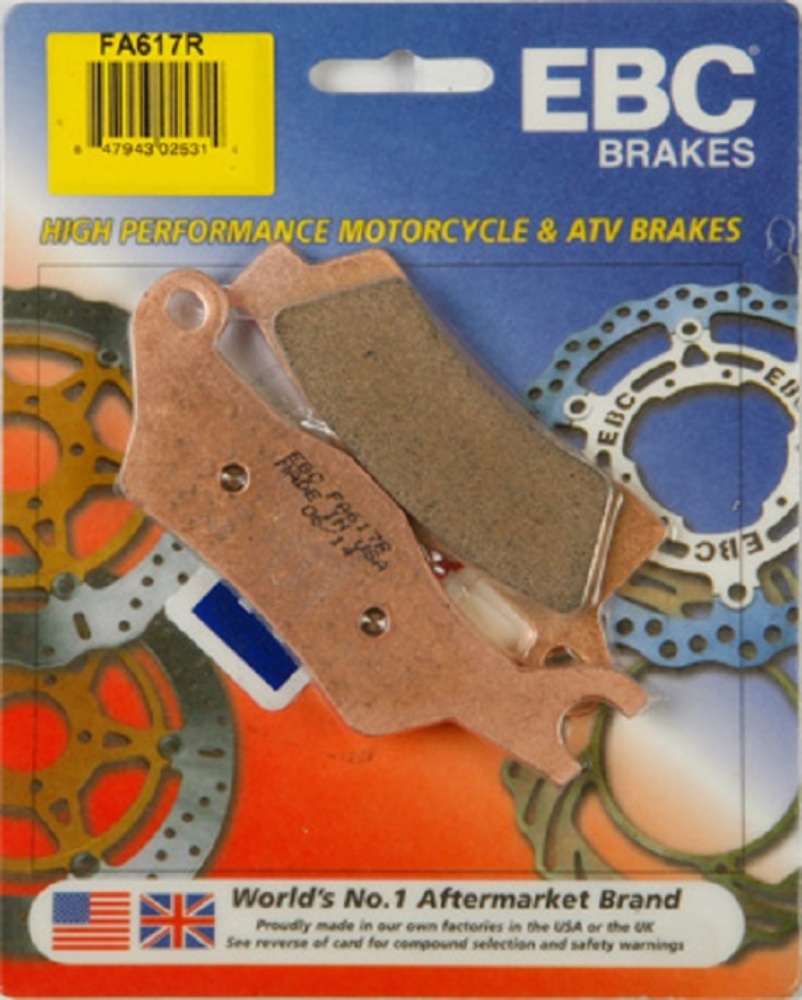 EBC Long-Life Sintered "R" Brake Pads - FA617R