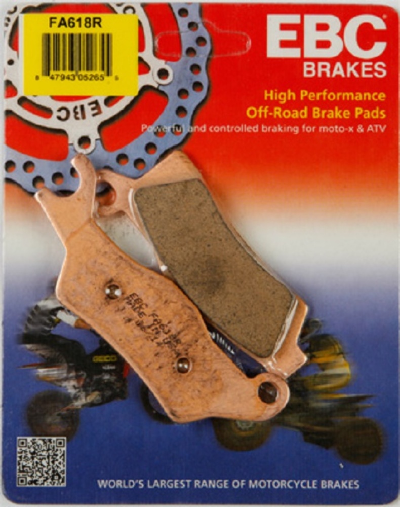 EBC Long-Life Sintered "R" Brake Pads - FA618R