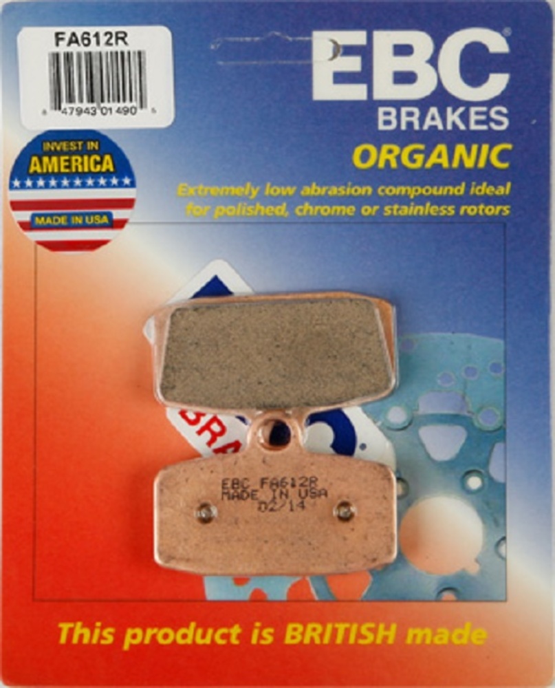 EBC Long-Life Sintered R-Series Brake Pads - FA612R