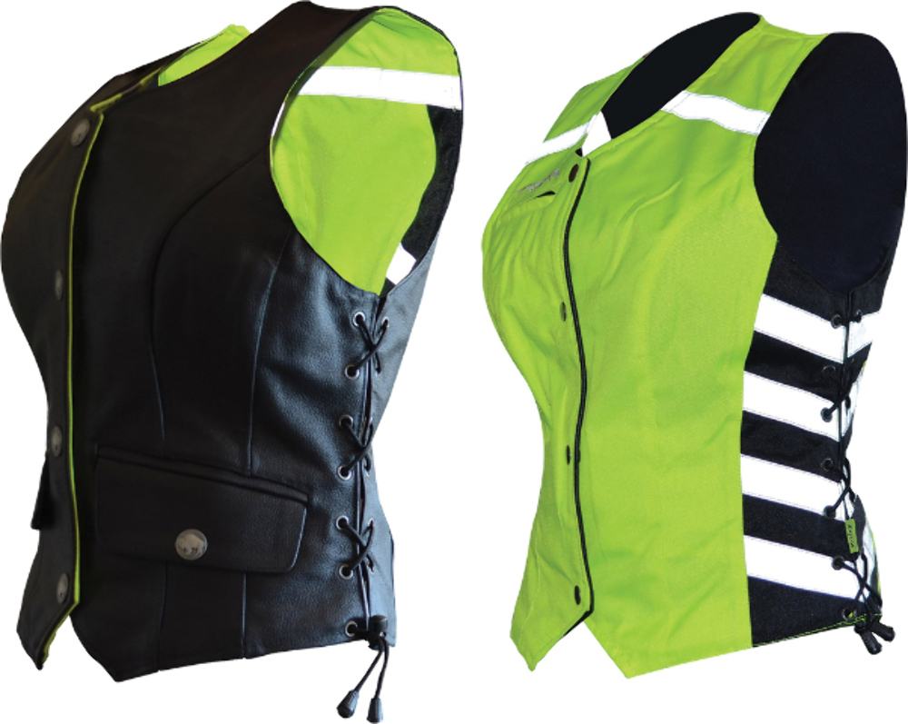 Missing Link D.O.C. Reversible Safety Vest Black/Hi-Viz Ladies Small-3XL