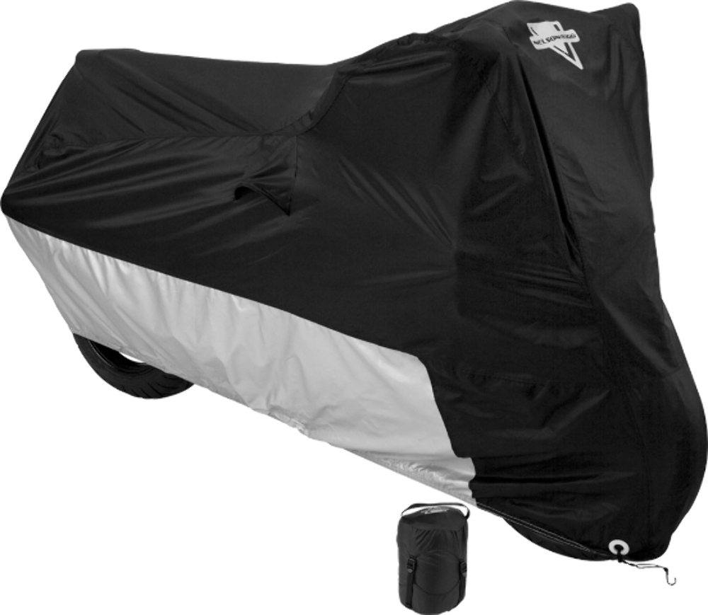 Nelson-Rigg Deluxe All Season Motorcycle Cover Black Medium   MC-904-02-MD