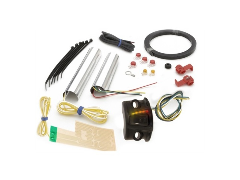 Heat Demon Harley Davidson Grip Warmer Kit Black Right Mount Throttle Controller