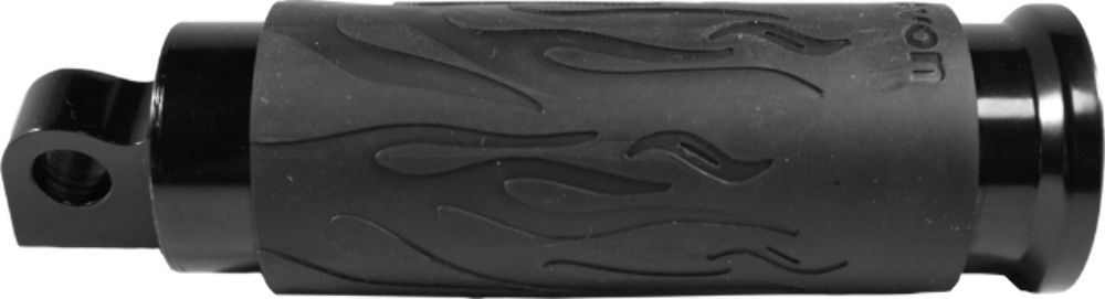 Avon Foot Pegs Flame Black & Chrome