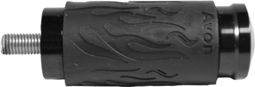 Avon Shifter/Brake Peg Flame Black & Chrome