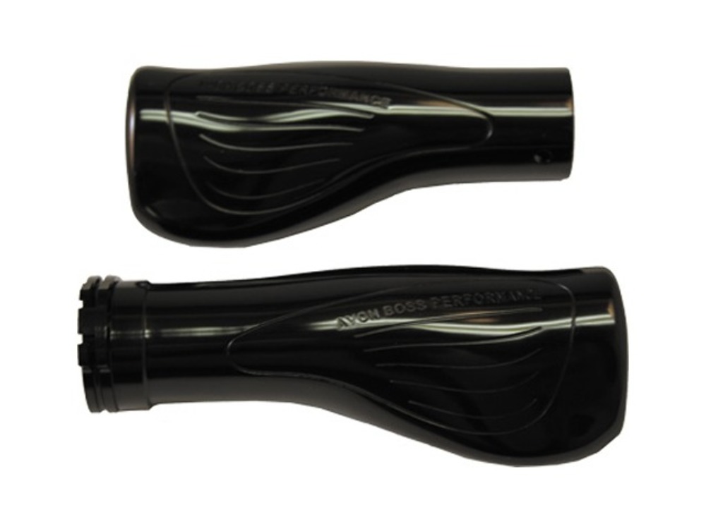 Avon Boss Performance Grips Billet Black & Chrome Finish