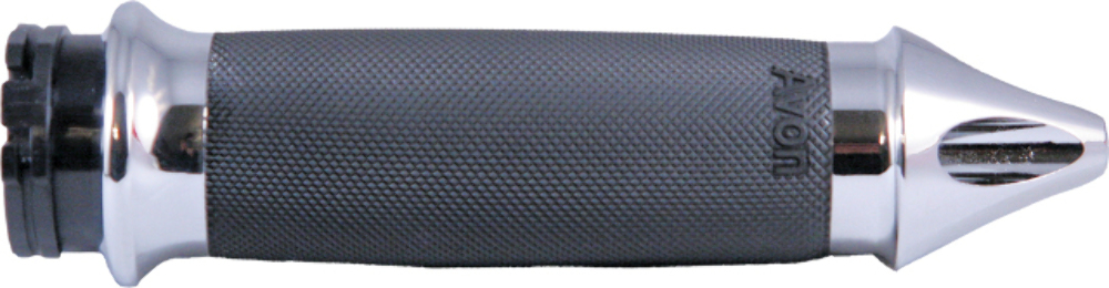 Harley 84-up Contour Chrome Spike Hand Grips w/Cable Throttle CC-85-CH-SPIKE