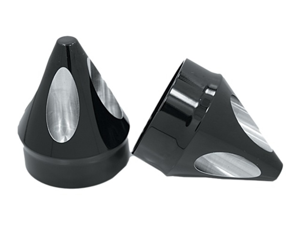 Avon Axle Nut Cover Spike Black 7/8" AXL-SPK-ANO-78