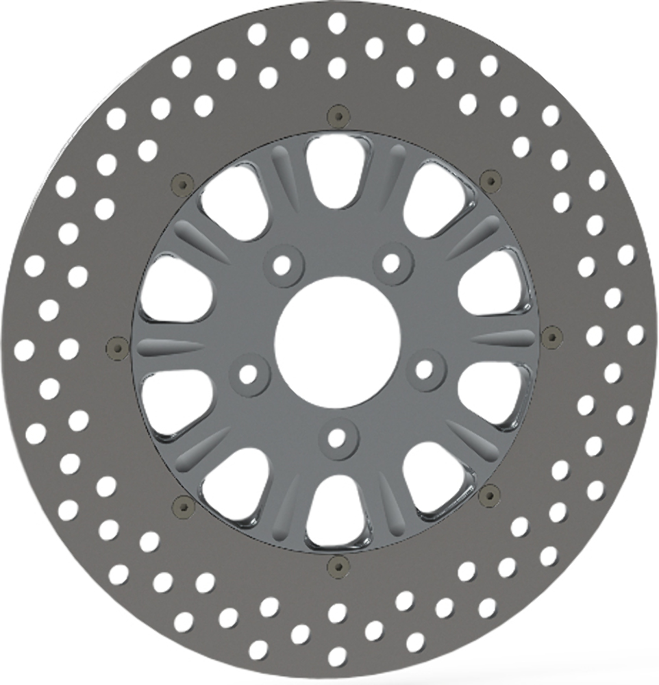 Harddrive 2PC Front Right Luck Disc Chrome F2121CFU115-2P