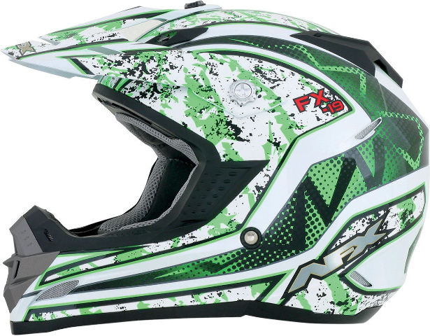 AFX FX19 VIBE Motocross/Offroad/ATV Helmet (Green) Choose Size AFX FX19 VIBE Motocross/Offroad/ATV Helmet (Green) Choose Size