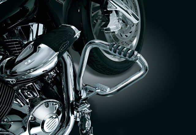 Kuryakyn 4582 Engine Guard with Fixed Footrests Honda VTX 1300 2002-2009 Kuryakyn 4582 Engine Guard with Fixed Footrests Honda VTX 1300 2002-2009