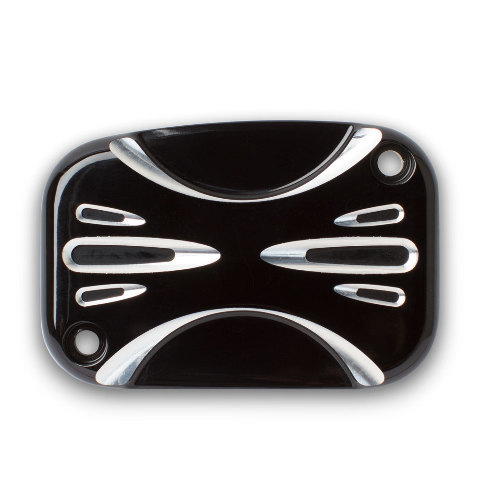Arlen Ness Black Deep Cut Front Master Cylinder Cover for 08-17 HD FLT  03-455 Arlen Ness Black Deep Cut Front Master Cylinder Cover for 08-17 HD FLT  03-455