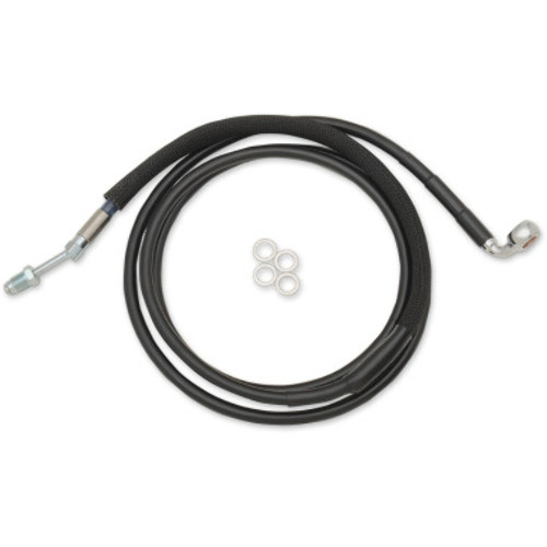 HHarley Davidson 17-18 Road Glide Plus 4" Black Vinyl Hydraulic Clutch Line DOT HHarley Davidson 17-18 Road Glide Plus 4" Black Vinyl Hydraulic Clutch Line DOT