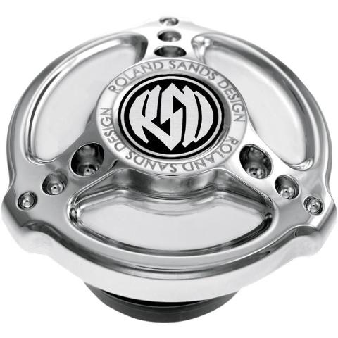 Roland Sands Design 0210-2007-CC Billet Aluminum Gas Cap Tracker - Chrome Roland Sands Design 0210-2007-CC Billet Aluminum Gas Cap Tracker - Chrome