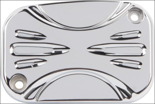 Arlen Ness Chrome Deep Cut Hydraulic Clutch Master Cylinder Cover Harley 14-16 Arlen Ness Chrome Deep Cut Hydraulic Clutch Master Cylinder Cover Harley 14-16