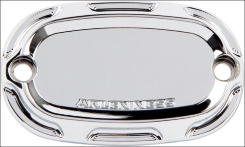 Arlen Ness Chrome Beveled Hydraulic Clutch Master Cylinder Cover Harley 14-16 Arlen Ness Chrome Beveled Hydraulic Clutch Master Cylinder Cover Harley 14-16