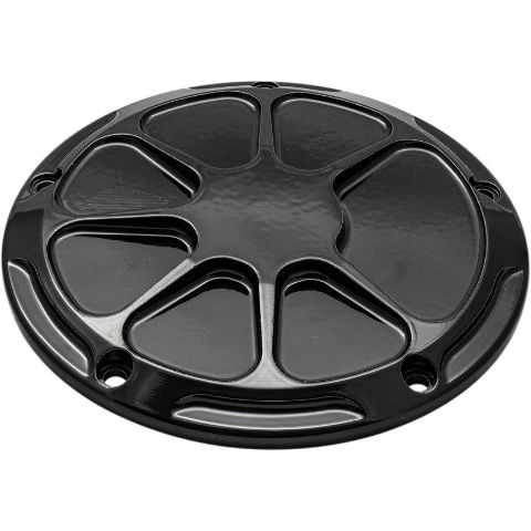 LA Choppers Black Fusion Derby Cover for 1999-2017 Harley Big Twin LA Choppers Black Fusion Derby Cover for 1999-2017 Harley Big Twin