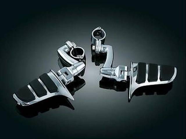 Kuryakyn 4616 Pair Chrome Sweptwing Longhorn Footpegs Harley Davidson Touring Kuryakyn 4616 Pair Chrome Sweptwing Longhorn Footpegs Harley Davidson Touring
