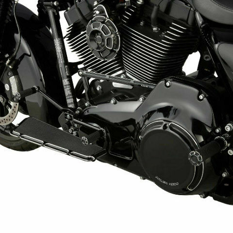 Arlen Ness Black Beveled Fusion Series Floorboards for 80-17 Harley FL  15-410 Arlen Ness Black Beveled Fusion Series Floorboards for 80-17 Harley FL  15-410