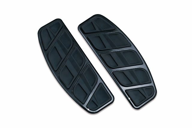 Kuryakyn 4395 Black Kinetic Floorboard Inserts Rubber Driver Harley Touring & Softail Kuryakyn 4395 Black Kinetic Floorboard Inserts Rubber Driver Harley Touring & Softail