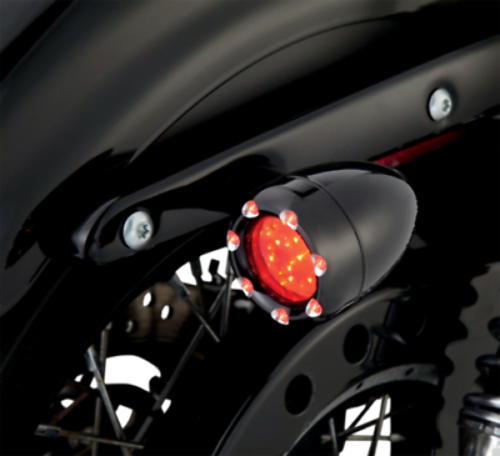 Arlen Ness Black/Red Fire-Ring LED Kit for HD Deuce Style Turn Signals 12-745 Arlen Ness Black/Red Fire-Ring LED Kit for HD Deuce Style Turn Signals 12-745