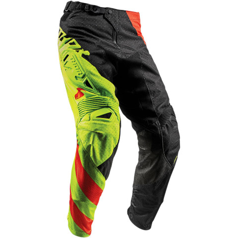 Thor Fuse Air Rive Lime/Orange Off-Road Pants - Size 28-40 Thor Fuse Air Rive Lime/Orange Off-Road Pants - Size 28-40