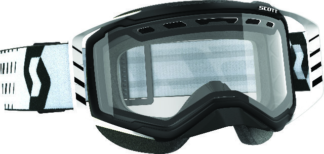Goggle Prospect Snow Blk/Wht C Lear Lens Goggle Prospect Snow Blk/Wht C Lear Lens