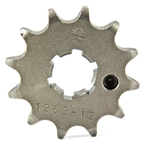 12T 428 Front Sprocket for Honda Kawasaki Suzuki Yamaha  JTF1263.12 12T 428 Front Sprocket for Honda Kawasaki Suzuki Yamaha  JTF1263.12