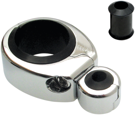 Cable Clamps 1/"-1 1//8/" Single Throttle//Clutch 11-0043 Motion Pro Chrome