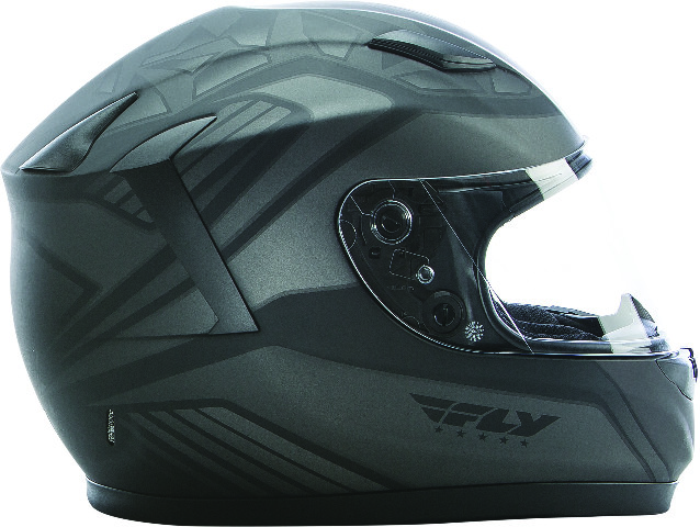 Fly Street Conquest Mosaic Helmet Matte Black/Grey - All Sizes Fly Street Conquest Mosaic Helmet Matte Black/Grey - All Sizes