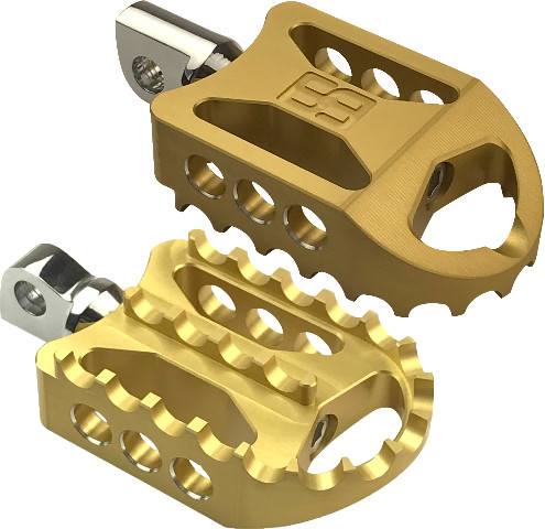 Brass Balls Cycles Gold Anodized BBMX Foot Pegs  BB08-020 Brass Balls Cycles Gold Anodized BBMX Foot Pegs  BB08-020