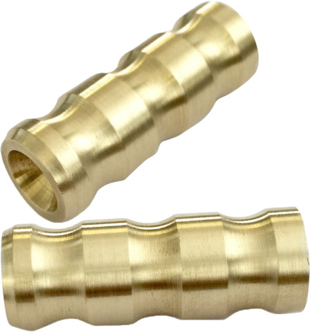 Brass Balls Cycles Ribbed Brass Toe Peg for Harley Davidson  BB08-003 Brass Balls Cycles Ribbed Brass Toe Peg for Harley Davidson  BB08-003