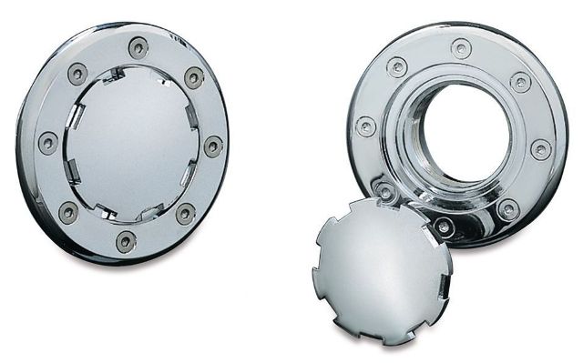 Kuryakyn 8309 Vented Flush Mount Right Thread Gas Cap 1982-2017 Harley Davidson Kuryakyn 8309 Vented Flush Mount Right Thread Gas Cap 1982-2017 Harley Davidson