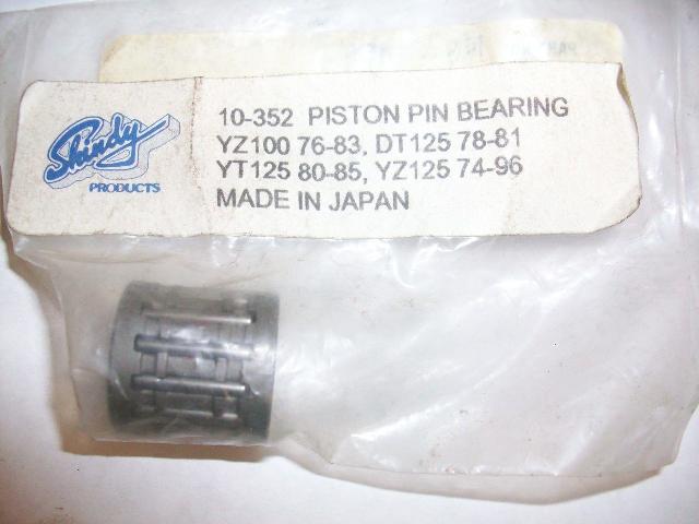 SHINDY PISTON WRIST PIN NB-1456 16X20X19 YZ100 DT125 YT125 YZ125 SHINDY PISTON WRIST PIN NB-1456 16X20X19 YZ100 DT125 YT125 YZ125