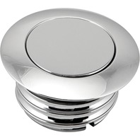 Harley Davidson 1996-up Chrome Pop-Up Screw-In Smooth Vented Gas/Fuel Cap