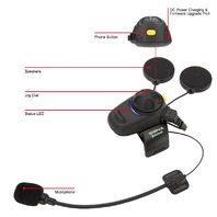 Sena Motorcycle Helmet Bluetooth Headset & Intercom w/FM Tuner Microphone Kit