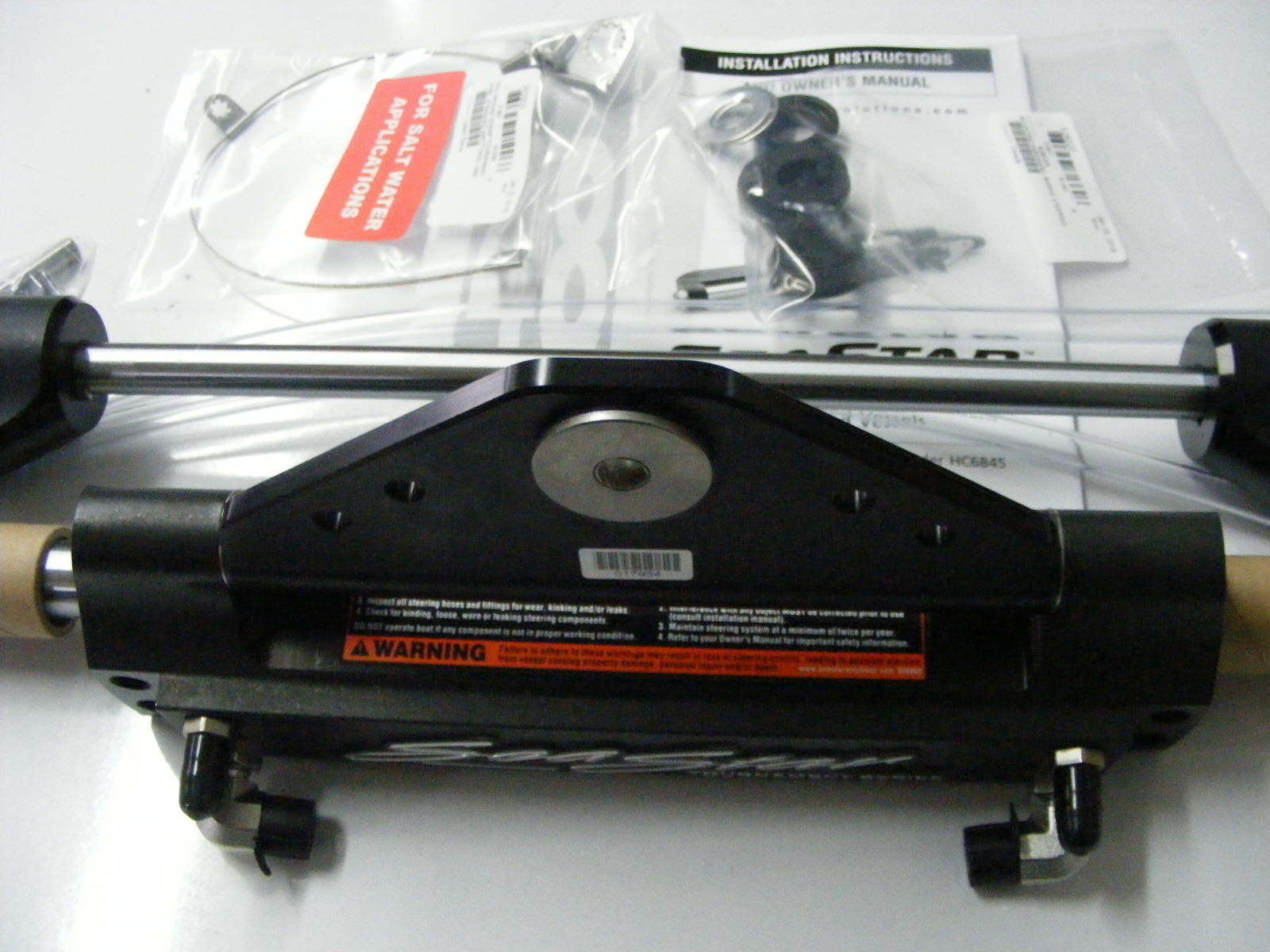 SeaStar HC6845 TOURNAMENT2 Hydraulic Steering Cylinder Ram Johnson