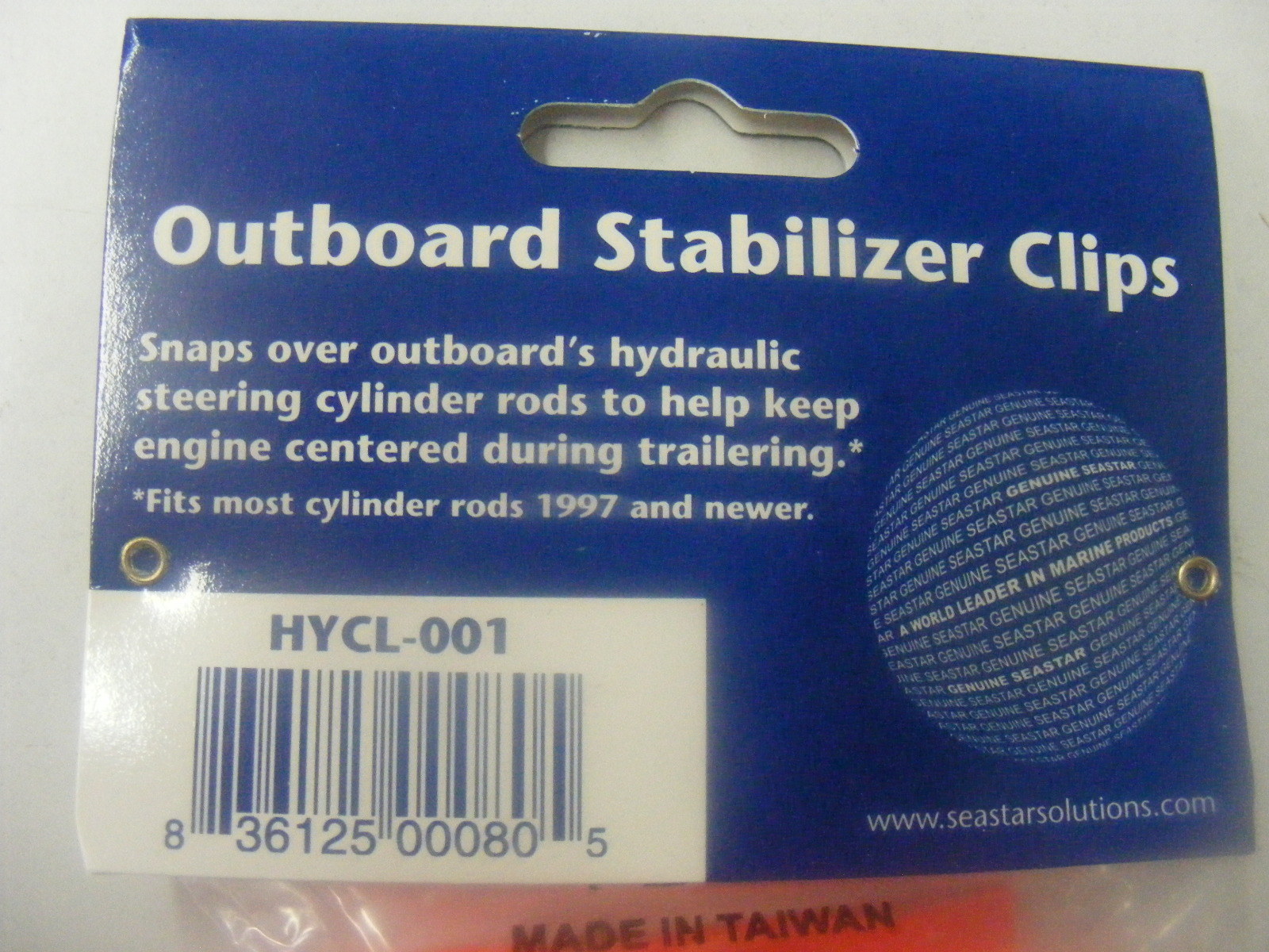 Seastar HYCL001 Outboard Stabilizer Clip Hydraulic Steering Cylinder