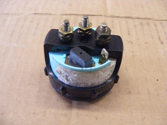 Faria Instrument Black Face Blue Fuel Marine Gauge Boat