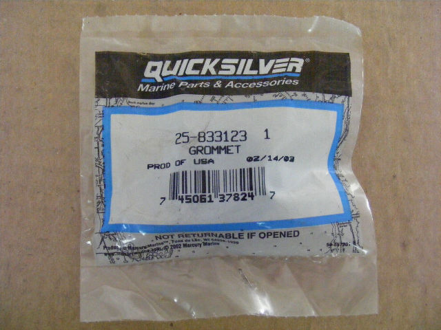 New Mercury Mercruiser Quicksilver Oem Part # 25-817491 Grommet