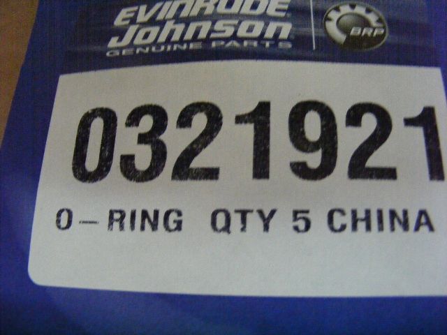 Johnson Evinrude Outboard Motor O-Ring 0321921 321921