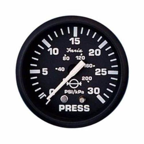 Faria Professional Red Gauge Water Pressure Gauge Kit 30 PSI 14612 MD