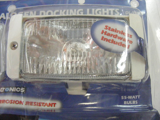 Docking Light Kit With Brackets//Boots//Switch//Harness White Optronics DL16WC