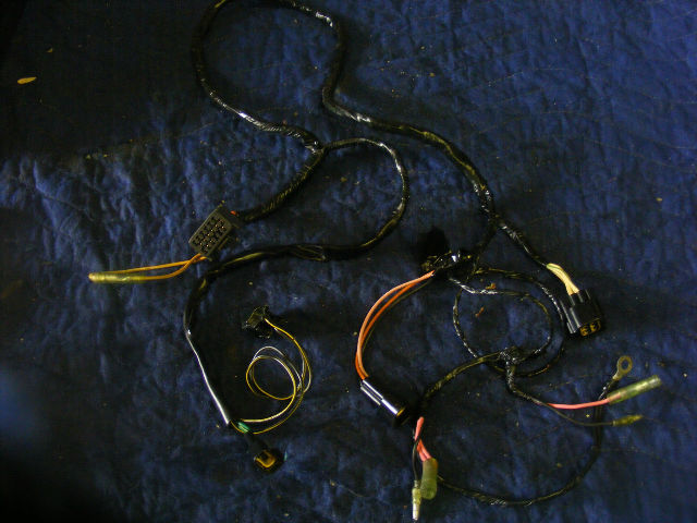 Yamaha 150-200 HP Wire Wiring Harness Engine 67H-82590-20 ... snowmobile trailer wiring harness 
