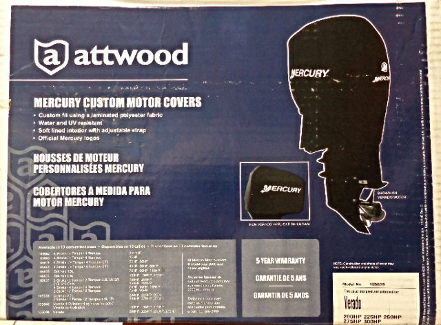 Attwood Motor Engine Top Cover Mercury Verado 4 Cyl 200HP 6 Cyl 225-250-300HP MD
