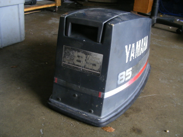 Yamaha 85 Hp Top Cowling Assembly 688 42610 31 4d 1996 Outboard Hp Top Cowling Assembly 688 42610 31 4d