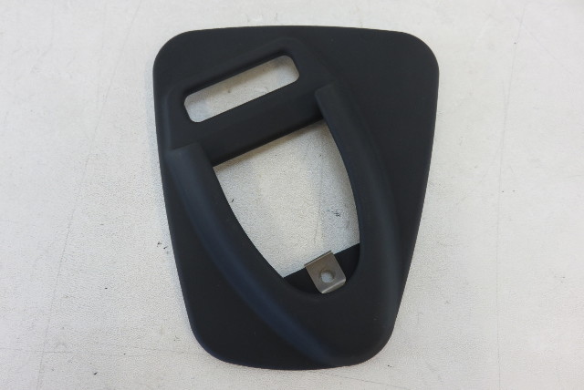 Mercedes W463 G63 G550 trim, seat belt cover, center rear, black 4638680056