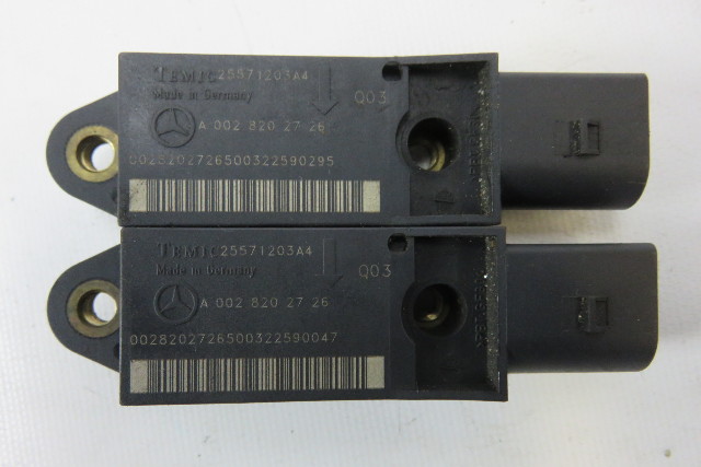 Mercedes R230 SL55 SL500 sensor, front, pair, 0028202726