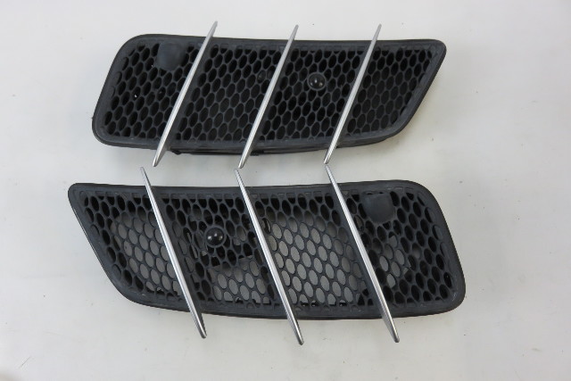 Mercedes R230 SL55 SL500 grille set, hood air vent, left right, SL65 SL600 SL63