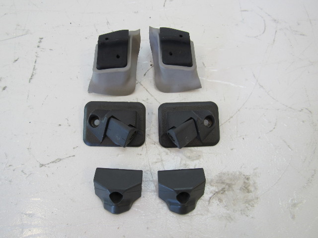Mercedes R230 SL55 SL500 trunk lid bump stops, pads set, alpaca gray