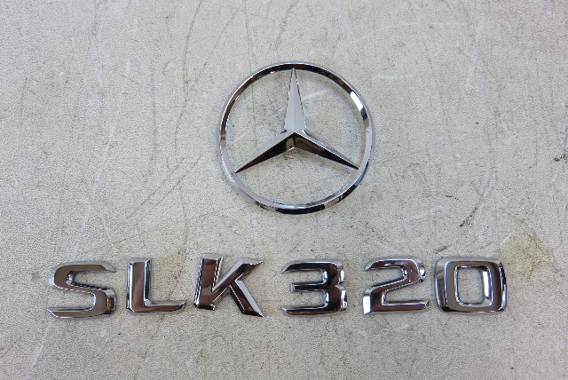 Mercedes R170 SLK230 SLK320 emblem set, for trunk